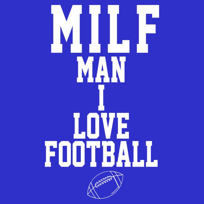 MILF Man I Love Football Funny Kids Sweatshirt