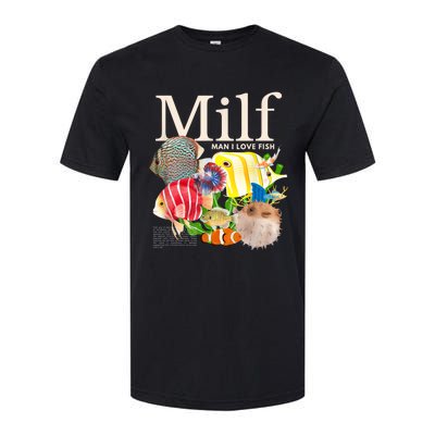 Milf Man I Love Fish Funny Fishing Fisherman Humor Nature Softstyle CVC T-Shirt