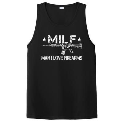 Milf Man I Love Firearms Pro Gun Owners Rights PosiCharge Competitor Tank