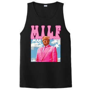 Milf Man I Love Felons Funny Trump Pink 2024 For President PosiCharge Competitor Tank