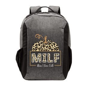 MILF Man I Love Fall Leopard Pumpkin Funny Vector Backpack