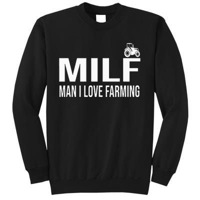 Milf Man I Love Farming Kansas State Purple Football Fan Sweatshirt