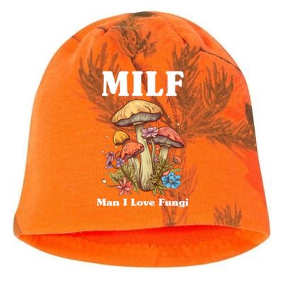 Milf Man I Love Fungi Funny Kati - Camo Knit Beanie