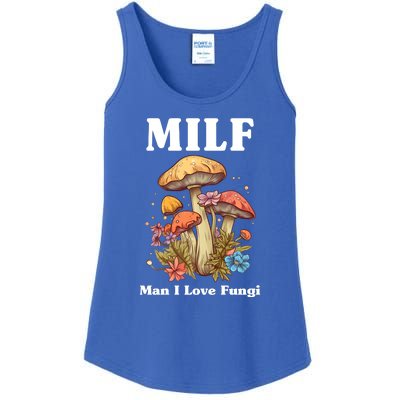 Milf Man I Love Fungi Funny Ladies Essential Tank