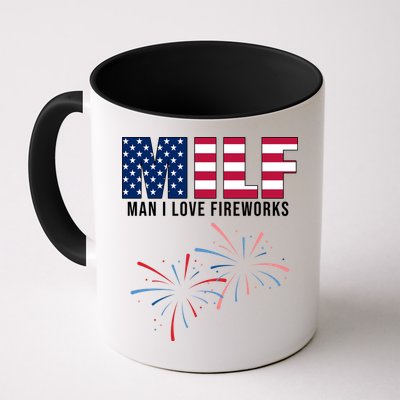 MILF Man I Love Fireworks Funny 4th Of July Mug