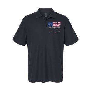 MILF Man I Love Fireworks Funny 4th Of July Softstyle Adult Sport Polo