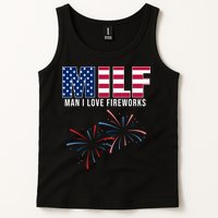MILF Man I Love Fireworks Funny 4th Of July Tank Top