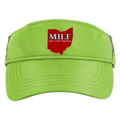 MILF Man I Love Football Adult Drive Performance Visor