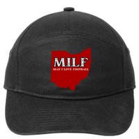 MILF Man I Love Football 7-Panel Snapback Hat