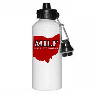 MILF Man I Love Football Aluminum Water Bottle