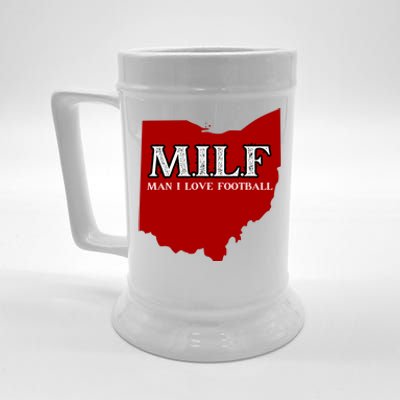 MILF Man I Love Football Beer Stein