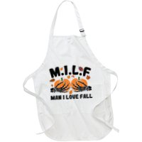 Milf Man I Love Fall Skeleton Pumpkin Hand Boob Apron