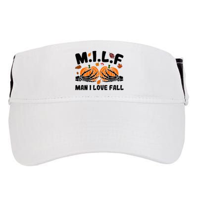 Milf Man I Love Fall Skeleton Pumpkin Hand Boob Adult Drive Performance Visor