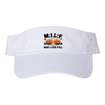 Milf Man I Love Fall Skeleton Pumpkin Hand Boob Visor