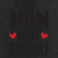 My Mom Is My Hero 7 Panel Mesh Trucker Snapback Hat