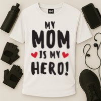 My Mom Is My Hero Cooling Performance Crew T-Shirt