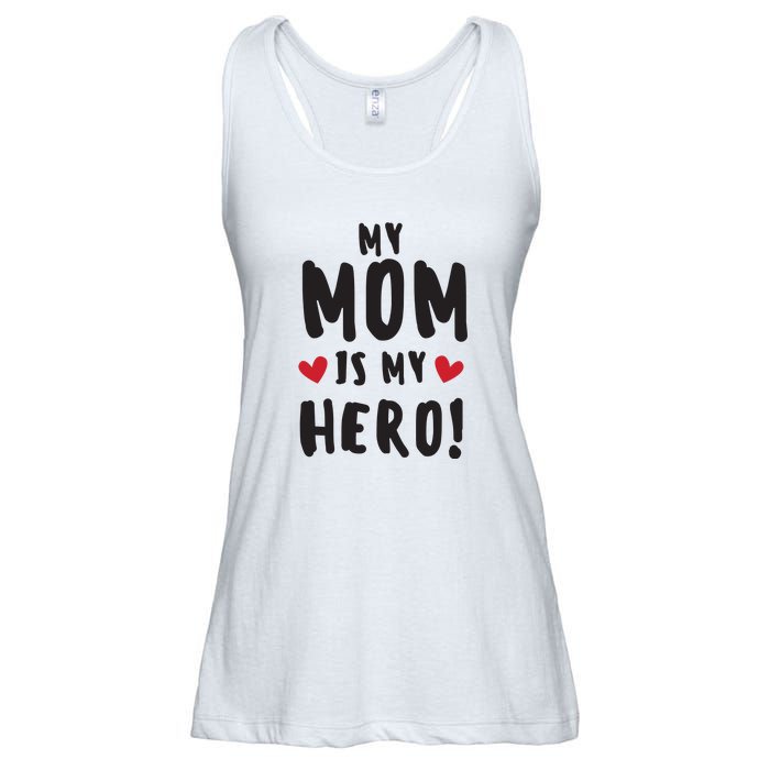 My Mom Is My Hero Ladies Essential Flowy Tank