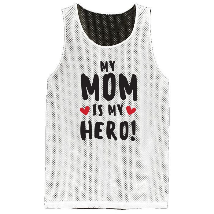 My Mom Is My Hero Mesh Reversible Basketball Jersey Tank