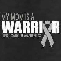 My Mom Is A Warrior Lung Cancer Awareness Cool Comfort Performance Bucket Hat