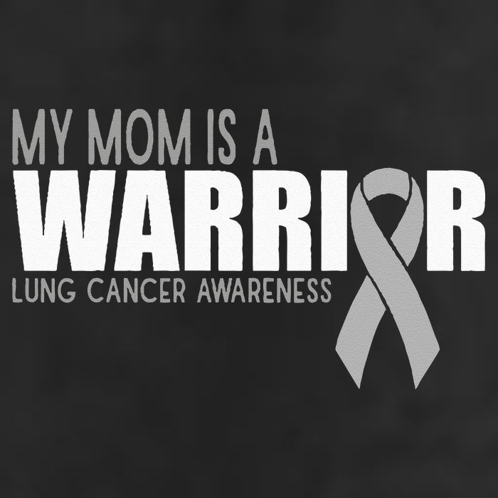 My Mom Is A Warrior Lung Cancer Awareness Cool Comfort Performance Bucket Hat