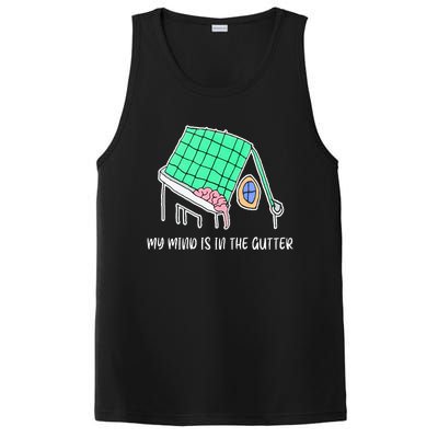 My Mind Is In The Gutter Funny My Mind Is In The Gutter PosiCharge Competitor Tank