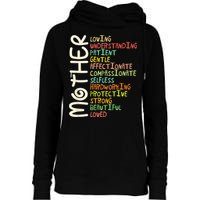 MOTHER Meaning I Love Mom Mothers Day Womens Funnel Neck Pullover Hood