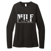 Milf Man I Love Fishing Womens CVC Long Sleeve Shirt