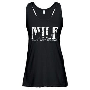 Milf Man I Love Fishing Ladies Essential Flowy Tank