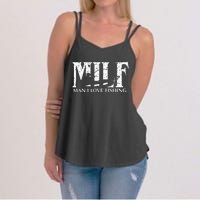 Milf Man I Love Fishing Women's Strappy Tank