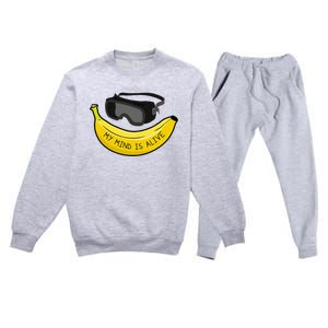 My Mind Is Alive Premium Crewneck Sweatsuit Set