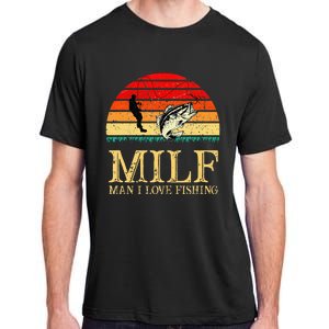 MILF Man I Love Fishing Funny Fishing Fishermen Fishing Adult ChromaSoft Performance T-Shirt