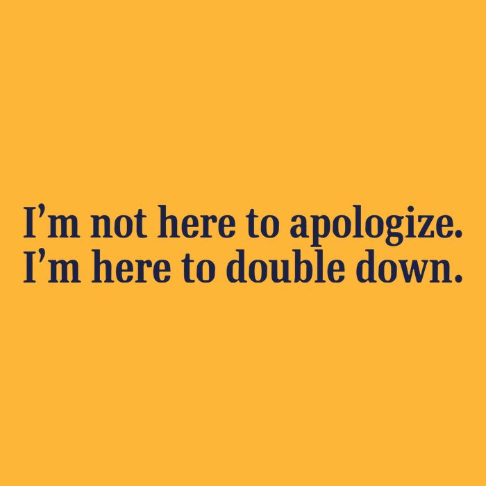 Mads Mitch IM Not Here Apologize IM Here To Double Down Pom Pom 12in Knit Beanie