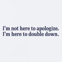 Mads Mitch IM Not Here Apologize IM Here To Double Down Sueded Cloud Jersey T-Shirt