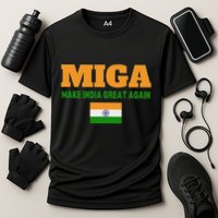 Miga Make India Great Again Maga Cooling Performance Crew T-Shirt