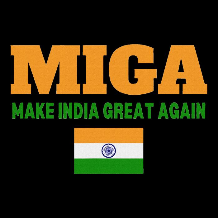 Miga Make India Great Again Maga Impact Tech Backpack