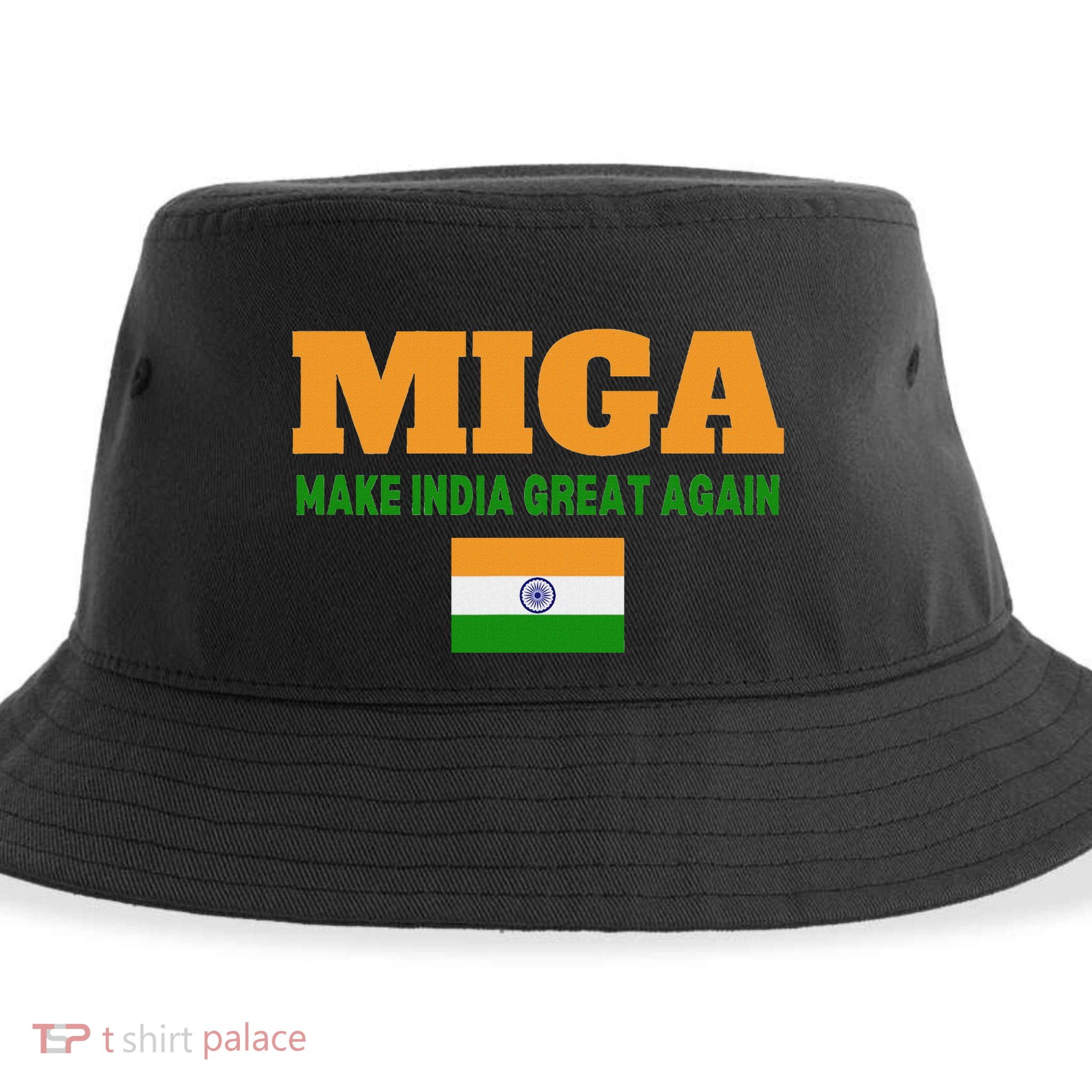 Miga Make India Great Again Maga Sustainable Bucket Hat