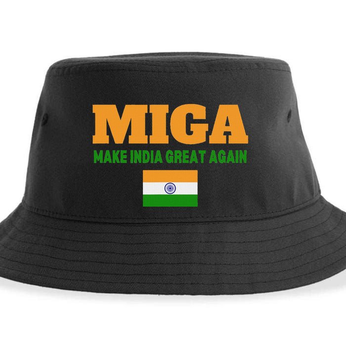 Miga Make India Great Again Maga Sustainable Bucket Hat
