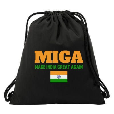 Miga Make India Great Again Maga Drawstring Bag