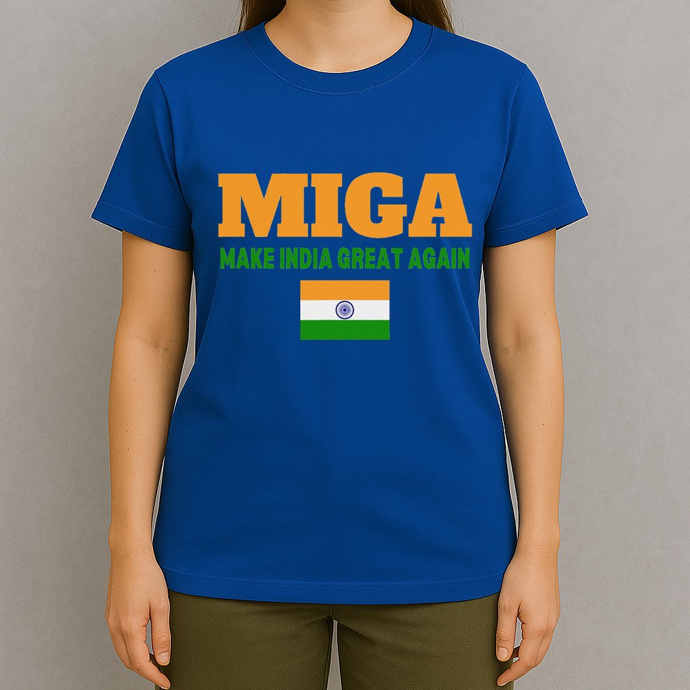 Miga Make India Great Again Maga T-Shirt