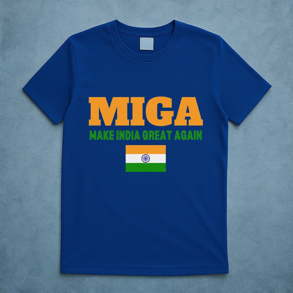 Miga Make India Great Again Maga T-Shirt