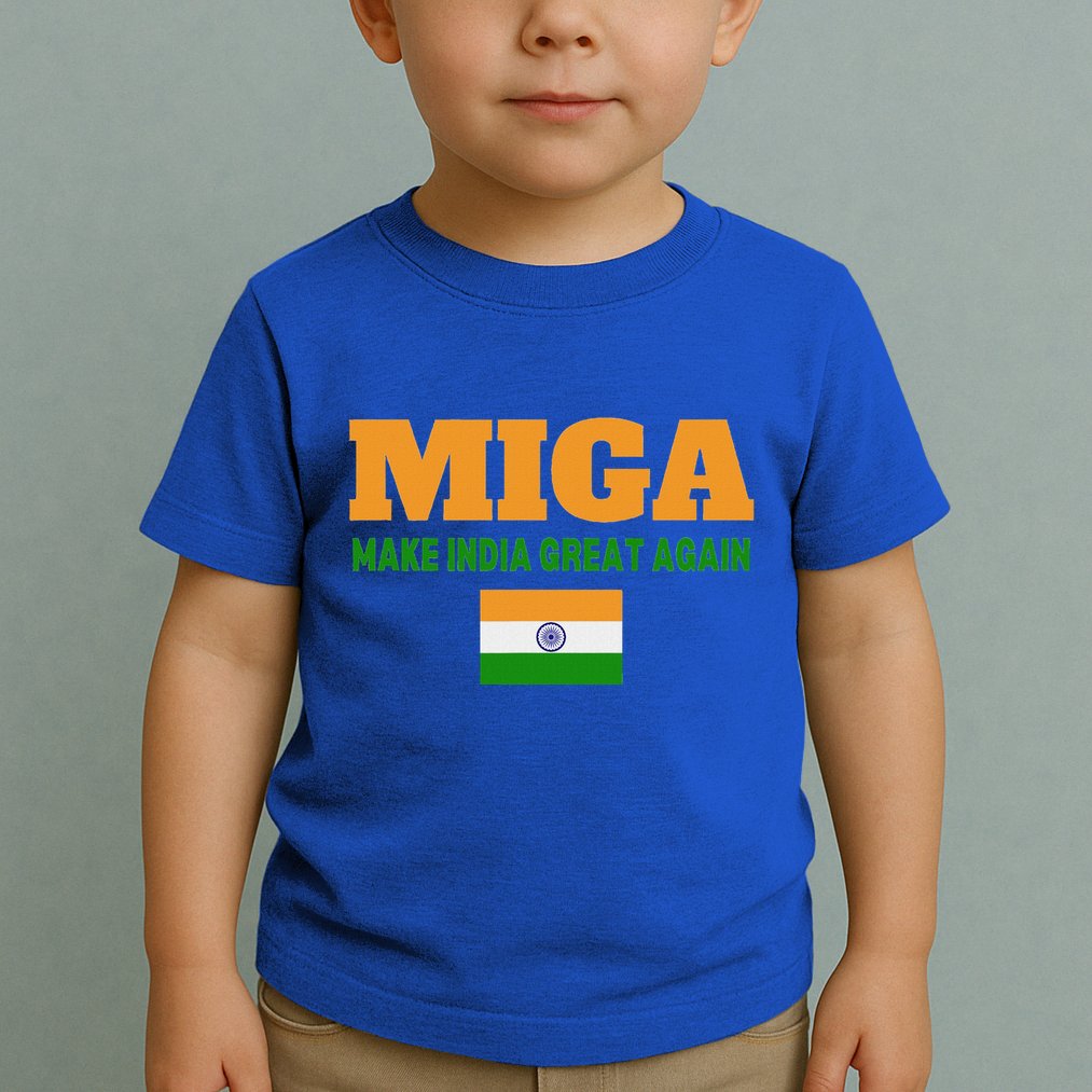 Miga Make India Great Again Maga Toddler T-Shirt