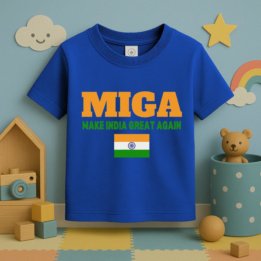 Miga Make India Great Again Maga Toddler T-Shirt
