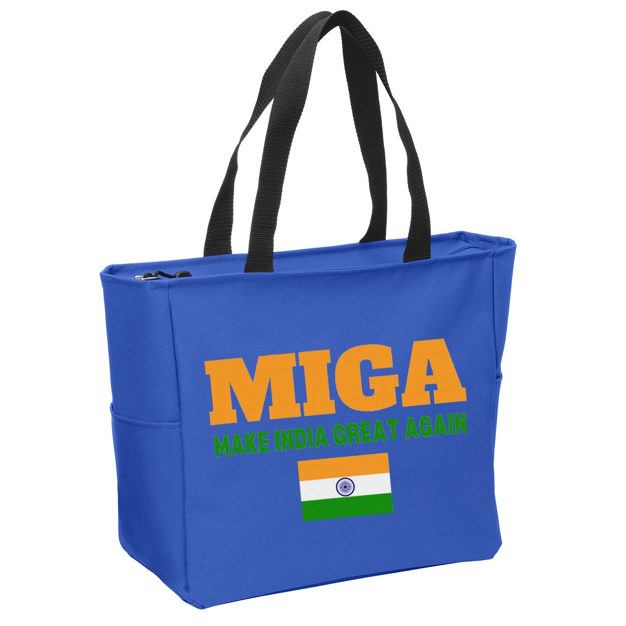 Miga Make India Great Again Maga Zip Tote Bag