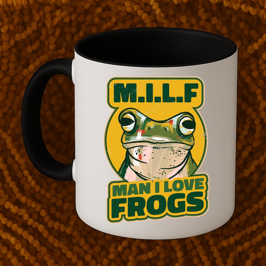 MILF Man I Love Frogs Funny Mug