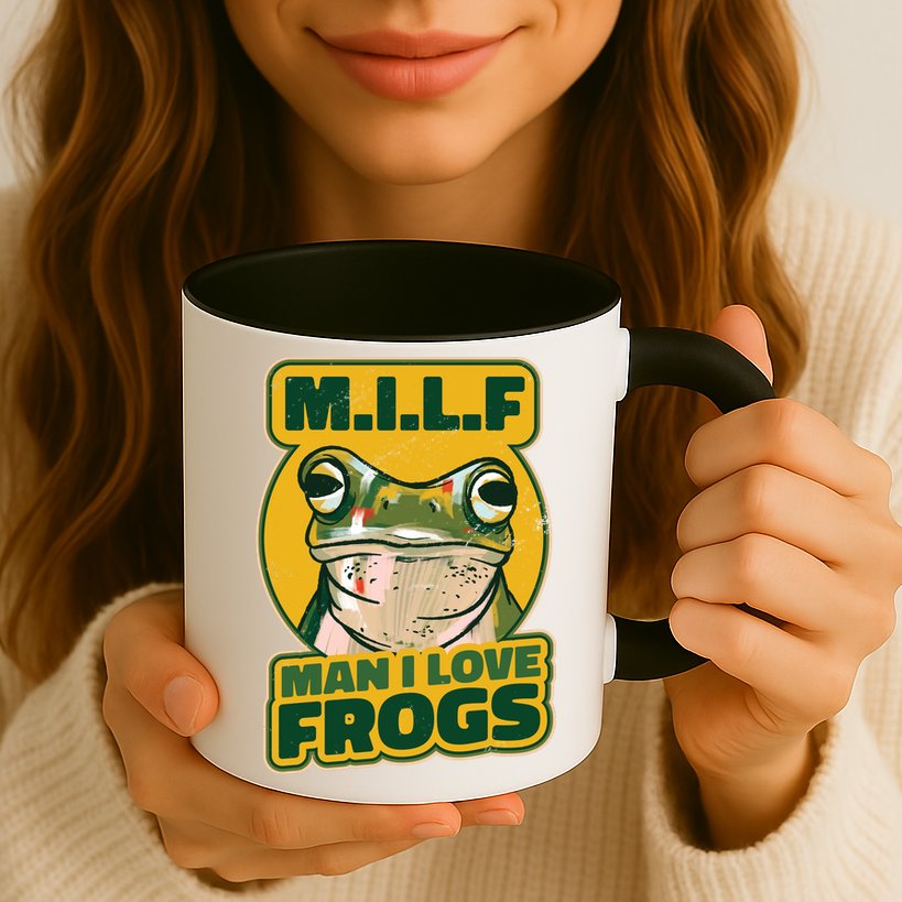 MILF Man I Love Frogs Funny Mug