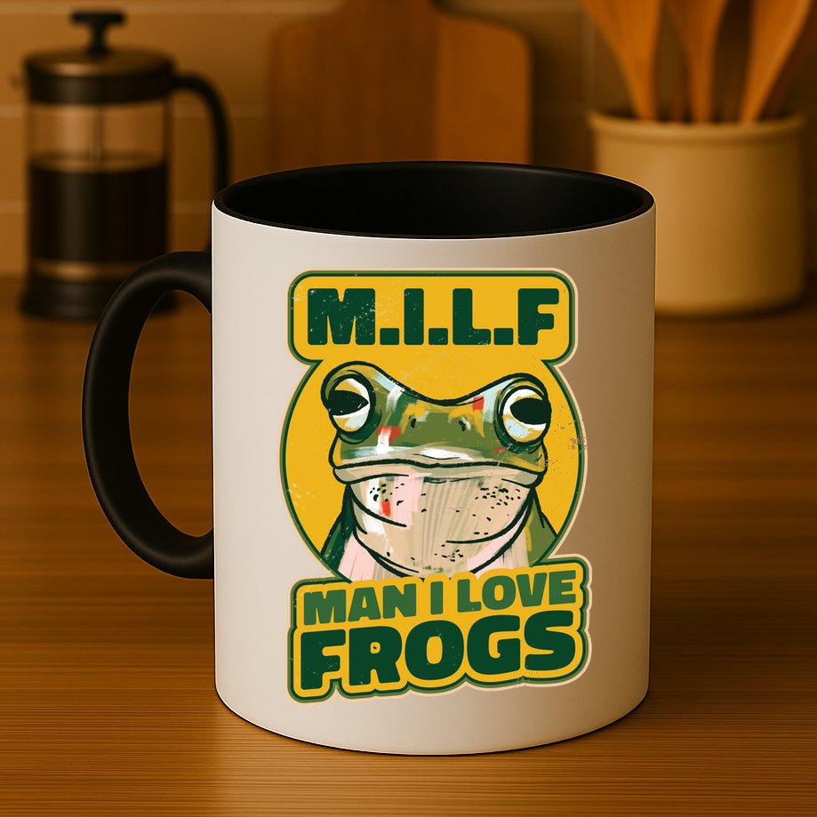 MILF Man I Love Frogs Funny Mug