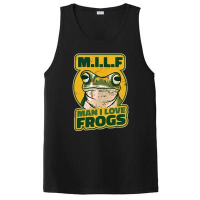 MILF Man I Love Frogs Funny PosiCharge Competitor Tank