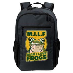 MILF Man I Love Frogs Funny Daily Commute Backpack