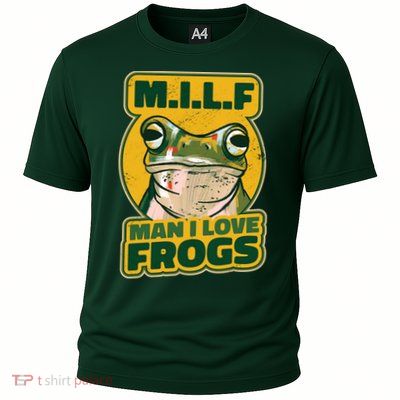 MILF Man I Love Frogs Funny Performance Shirt