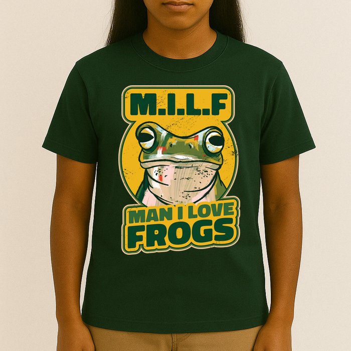 MILF Man I Love Frogs Funny T-Shirt